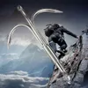 New Flying Steel Rock Climbing Claw Outdoor Hook Clasp Grappling Tackle Survival Mountaineering