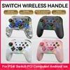 Game Controllers 2.4g Wireless Controller Tools Parts Ergonomic Trigger Design Six-axis Body Sense Function For Switch