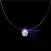 Solitaire moissanite Diamond Pendant Real 925 Sterling Silver Charm Party Wedding Pendants Necklace For Women Fine Jewelry Gift342t