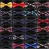 عيد الميلاد ربطة عنق الرجال أزياء الأسود عقدة bowtie الزفاف رجال necktie الرسمية للإكسسوارات