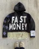 Fashion Star Raw Edge Brief Stickerei Reißverschluss Jacke Männer Y2k Street Fashion Marke Übergroßen Sweatshirt Casual Vielseitig Hoodie 240314