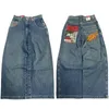 Y2K Harajuku Baggy Jeans uomo JNCO vintage Hip Hop Jeans ricamati di alta qualità Goth streetwear uomo donna Casual jeans gamba larga 240320