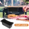 Afhaalcontainers Olie-ontvanger Bbq Herbruikbare vetvanger Voering Siliconen voeringen Druppelpan Accessoires voor kopjes Silicagelaccessoire