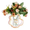 Vases Flower Shape Vase Unique Ornament Chic Wedding Decorations Tables Arched Durable Acrylic Decorative Delicate Home Clear