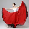 720 degrés double couche Tiansi élégante grande jupe trapèze, costume de pratique de danse de style ethnique classique chinois, effectuant LG sk I16u #