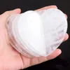 Cristal blanco claro cuarzo en forma de corazón 3D Gua Sha herramientas faciales piedra de jade natural Guasha tablero para SPA acupuntura belleza cuidado de la piel