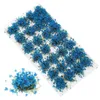 Dekorativa blommor Flower Cluster Model Miniature Static Grass Decor Creative Imitation Sand Table