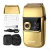 Electric Shavers Kemei Double Foil Professional Electric Shaver för rakknivar för Bald Barber levererar hårskägg trimmer trådlös 240329