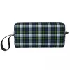 Torby do przechowywania Kawaii Oryginalna torba na podróż w kratę Tartan Plaid Travel Toalet