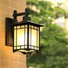 Wall Lamp Outdoor Indoor Sconce Waterproof Lanterns 7 Inch Tempered Frosted Glass Shade Lighting Fixtures For Courtyard