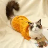 犬アパレルかわいい猫のセーターコスチューム猫のための暖かいペットの服