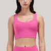 LU Align Sports Bras 2024 여성 체육관 요가를위한 새로운 Lycra 브라 여성 충격 증거 높은 충격 크로스 탱크 탑 운동 최고 뷰티 브래머 레몬 스포츠 2024