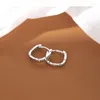 Hoop Earrings Graffiti Geometric Square For Women Unique Design Vintage Huggies Party Jewelry Pendientes Brincos
