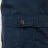 Taller Trajes Demin Azul Uniforme Chaqueta Partes de abajo Reparación Hombres Mujeres Pantalones Pantalones Mecánico Ropa de trabajo Bolsillos de tira reflectante 74tt #