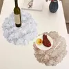 Table Mats Protection Mat Elegant Floral Placemats For Home Decoration Dining Heat Resistant Wedding Party Exquisite