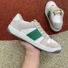 Baskets de créateurs chaussures hommes femmes chaussures décontractées rouge vert bleu rayures motif classique rayures de créateur mode rétro cuir sale hommes femmes chaussures de sport