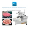 220V Electric Food Slicer Meat Food Hushållen Desktop Meat Slicer Lamb Beef Slicers 0-12mm Bread Ham Meat Cutting Machine