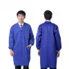 Męskie ubrania robocze niebieski płaszcz roboczy LG-Sleeved Partia Protecti kombinezon, jednoczęściowy warsztat prowadzący do Proces Protecti x8z1#