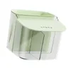 Storage Boxes Qtip Holder With Lid Bathroom Organizer For Drawers Desktop