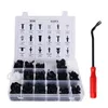 2024 Car Fastener Clip Mixed Kit Plastic Push Fixed Pin Threaded Rivet Clips for Car Door Trim Body Bumper Panel Auto Repair Parts