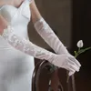 CC кружевые свадебные перчатки Женщины акции Bridal Luvas помолвка LG Appliqued Mittens Элегантные эластичные пальцы подарок wg067 w8jt#