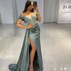 Thinyfull sexy vestidos de noite de baile longo fora do ombro vestido de festa apliques alta divisão vestido de cocktail arábia saudita dubai 240314