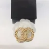 10Style Gold Letters Designer Pins Brosches for Women Men Alloy Fashion Crystal Pearl Brooch Pin smycken Tillbehör för fest för fest