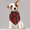 Vestuário para cães 3 Pcs Pet Cachecol Traje Gravata Filhote de Cachorro Bandana Férias Bandanas para Cães Triangular