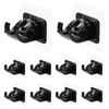 Bowls 10PCS Self Adhesive Curtain Rod Holders No Drill Rods Brackets Drilling Nail Free Adjustable Hooks -1