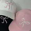 Ball Caps Korean Ins Bow Knot Baseball Y2k Fashions Hip Hop Hat Embroidery Sweet Cap UV Sunscreen Outdoor Beach