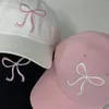 Top Caps Korean Ins Yay Knot Beyzbol Y2K Fashions Hip Hop Hat Nakış Tatlı Kapak UV güneş koruyucu açık plaj