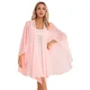 Womens See-Through Chiff Wraps Shawl Evening Wedding Bridal Cape Overlay Outdoor Beachwear Cover Ups para Dr Accories A3XQ #