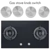 Köksredskap sätter 4st Rotary Switches Round Knob Gas Spove Burner Oven Kitchen Parts Handtag för