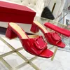 hakken slippers ontwerper dia's dames beroemde sexy platforms sandalen echte lederen schoenen met doos