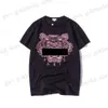 Onitsukas Tiger T-shirts Têtes de tigre pour hommes Streetwear Hommes T-shirts Modèles d'été Broderie avec lettres Styles Hiphop T-shirts 921