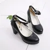 Stile vendere bowknot women pompe classiche in pelle brevetto tacchi alti scarpe da festa le donne lolita 240329