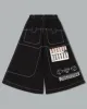 jnco Jeans Streetwear Hip Hop Big Pocket Oversized Pants Graphic Print Loose Jeans Men Women Harajuku High Waisted Wide Pants 95tX#
