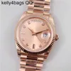 Clean Factory Automatic Watch Rôles Japan Women Montre de Luxe Président DayDate Gold Perpetual Automatic MO