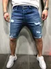 2022 Nieuwste Fi Mannen Gescheurde Shorts Jeans Denim Vintage Gescheurde Verdeelde Gat Enkellange Potlood Broek Slanke Broek d0zS #