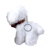 Nyckelringar unik hundhandväskedekoration iögonfallande hänge för födelsedagspresent och gåva