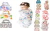 15 stilar barn muslin swaddles ins wraps filtar barnkammare sängkläder nyfödda ekologiska bomull ins blommor tryck swaddle pannband två p6727639