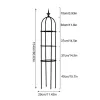 Supports pour plantes, cadre d'escalade, Support de fleurs d'extérieur, treillis d'obélisque de jardin, tour de Support de plantes Portable, Support de fleurs européen