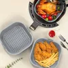 Baking Tools 1pc Air Fryer Lined Pan Basket Bowl Replacement Parts Reusable Oven Accessories