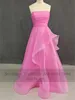 Sevintage Hot Pink Ruches Prom Dres Sweetheart Geplooide Strapl Vloerlengte Formele Avond Dr Vrouwen Speciale Partij Jurken k9Lc #