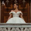 Manches de mariage Dr 2024 chérie hors de l'épaule robe de bal Princ mariée LelaAcra SM27 grande taille robe de Noiva U9z8 #