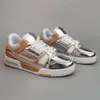 2023 Tryck sneakers skor anpassade män casual skor grå orange röd träning sko tränare vild lågtopp skate plattform klassisk lyx 39-44 n2