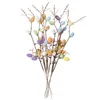 Fleurs décoratives 10 pcs Pâques Branche d'oeuf arbre de printemps cadeau de fête de fête gâteau décorations de topper faux ornements artificiels