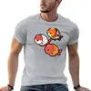 Polos masculinos Ranchu Goldfish Camiseta Animal Prinfor Meninos Camisetas gráficas masculinas de secagem rápida