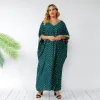 Plus Size Dr Applique Juk Allover Gold Print Dr Party Dr Moslim Vrouwen Abaya Gebed Caftan Batwing Mouw Gewaad n9wy #