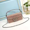 Ascarari a ascarari Nuovo borsa Body Woman 2024 Valens Tino Bags Holdhell Vlogo Crystal Evening Single Diamude Diamine Womens Fashi